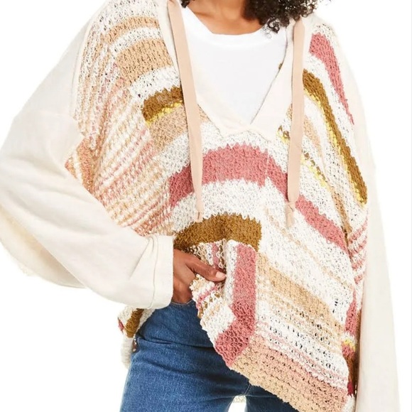 Free People Bayside Knit Tunic Pullover Medium - Picture 17 of 17